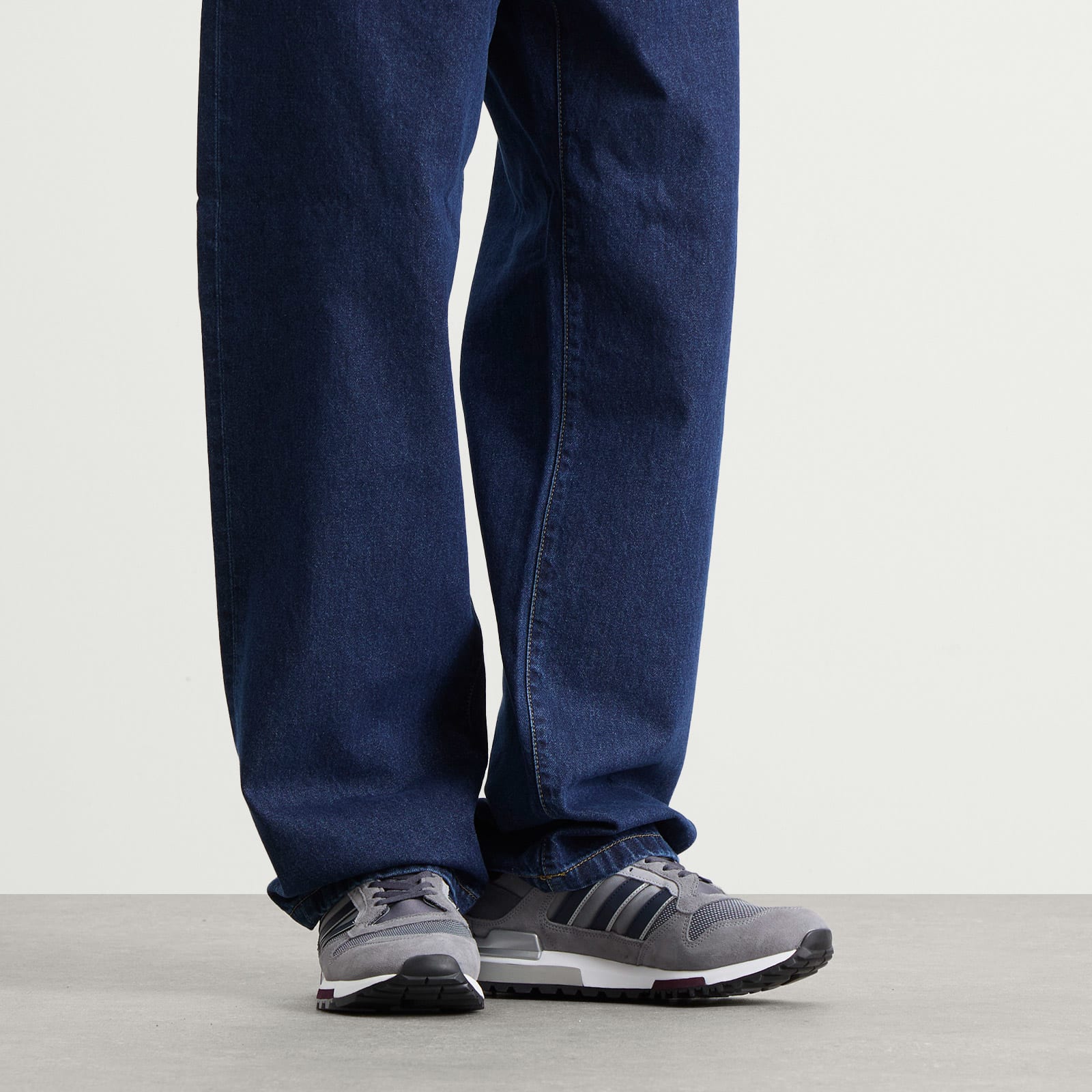 アンディ adidas Originals Adidas Men's ZX 600 Sneaker Grey/Legend Ink