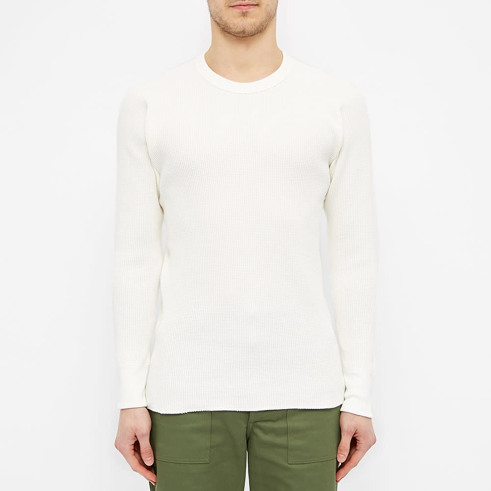 White waffle thermal long sleeve Clearance