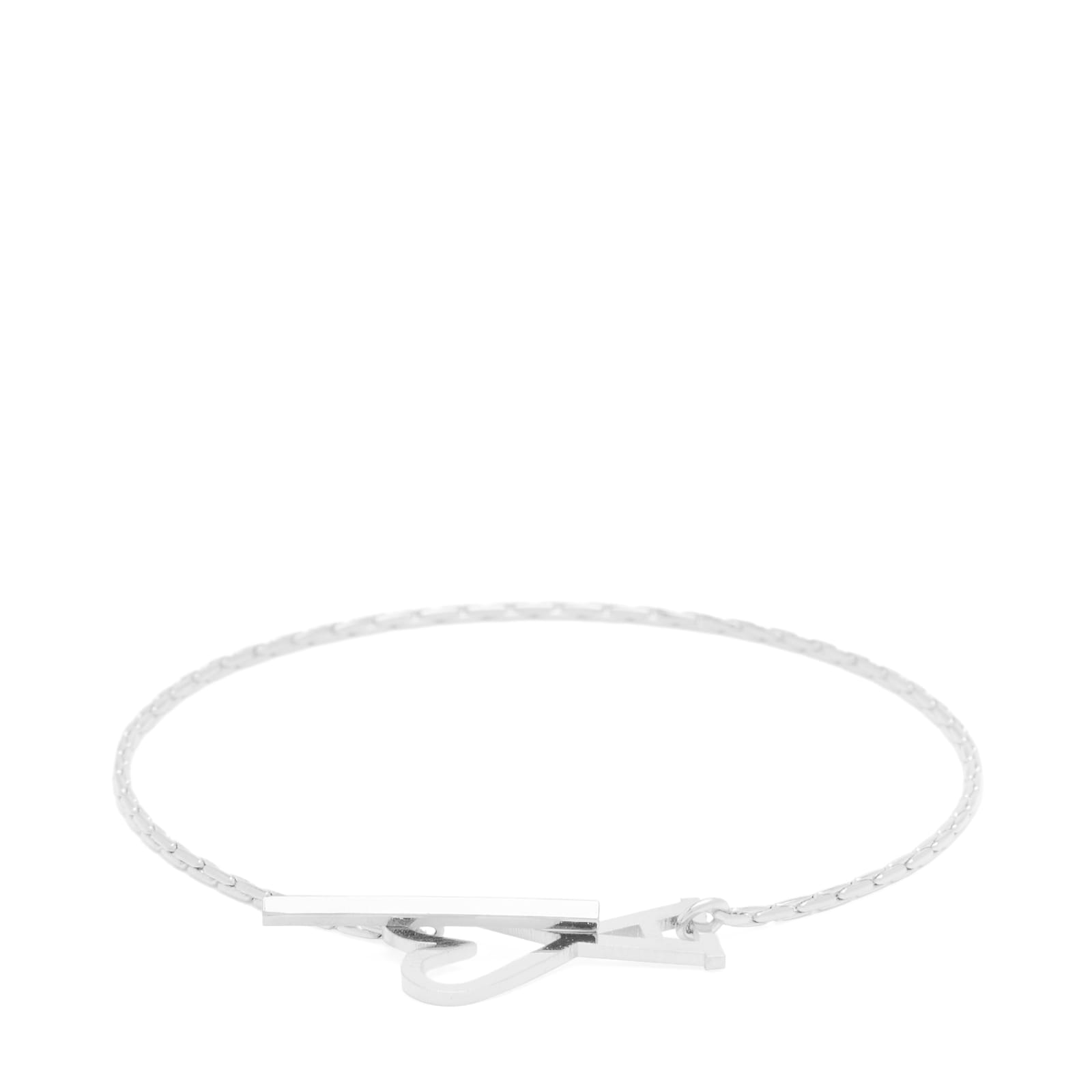 AMI ADC Chain Bracelet Silver | END. (US)