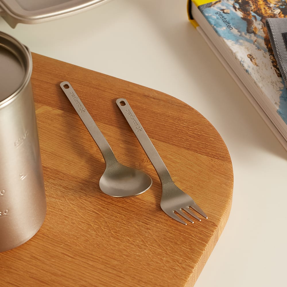 Snow Peak Fork & Spoon Set Grey END. (AU)