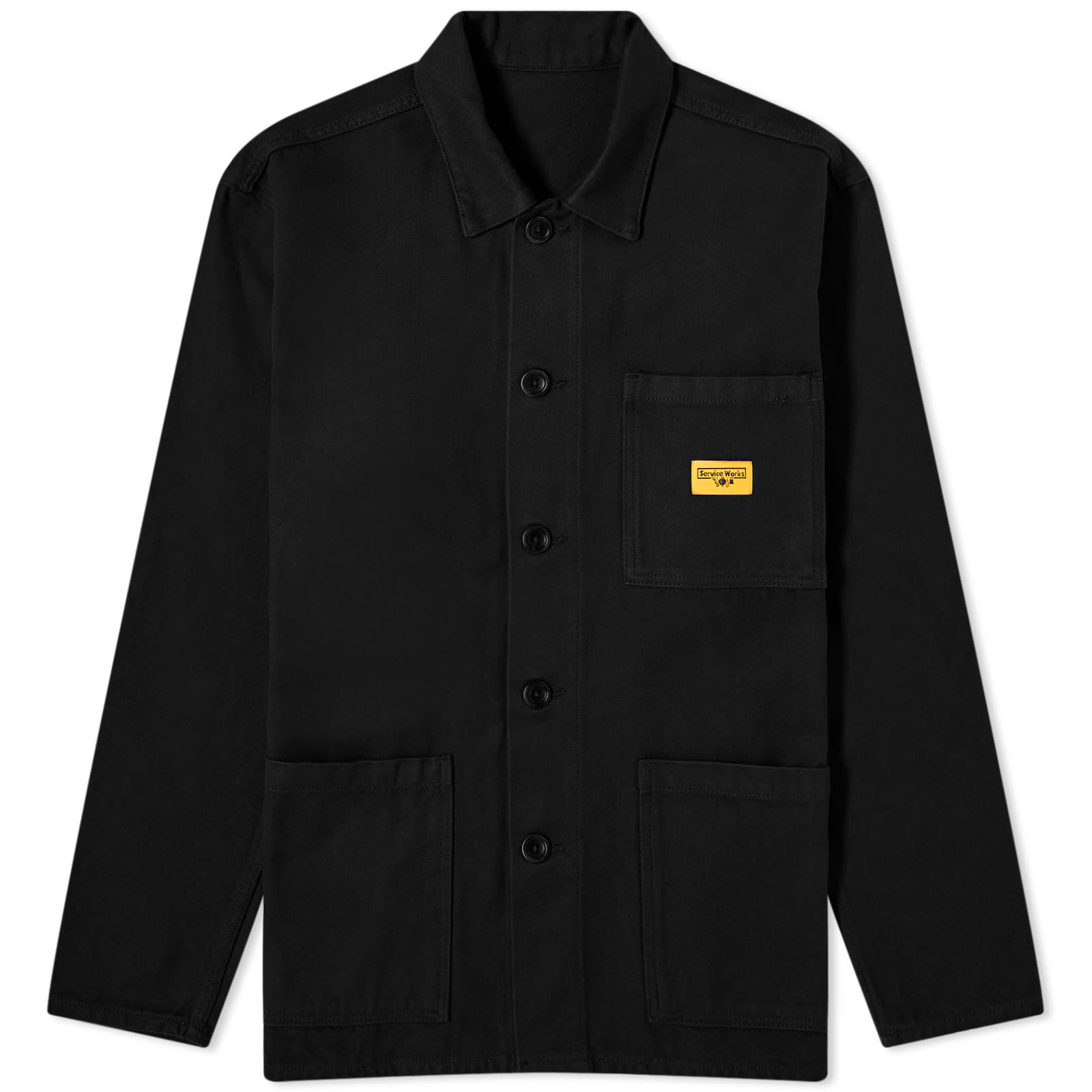 Service Works Moleskin Coverall Jacket Black END.