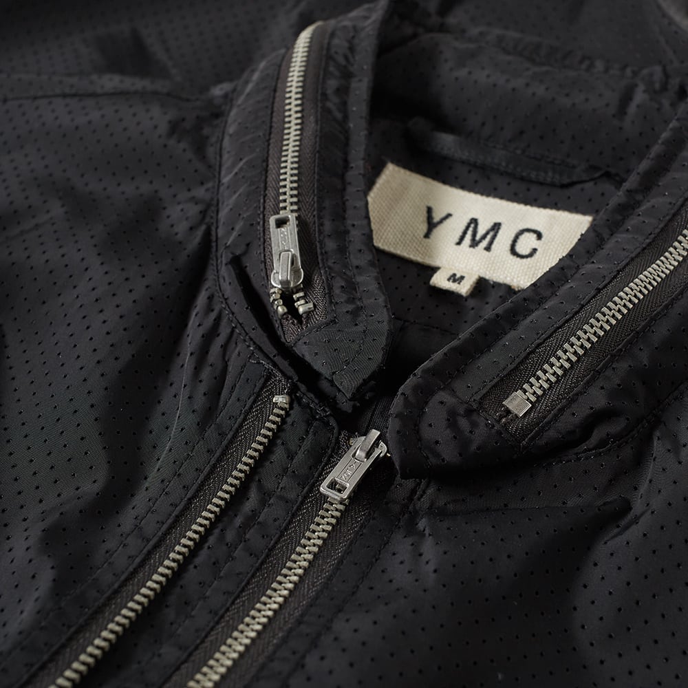 YMC Perforated Double Zip Jacket Black END. (UK)