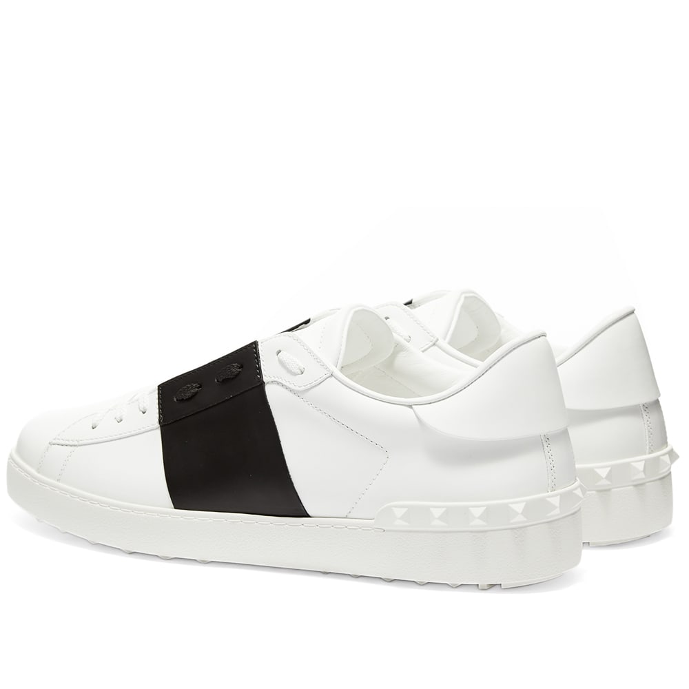 valentino white and black sneakers