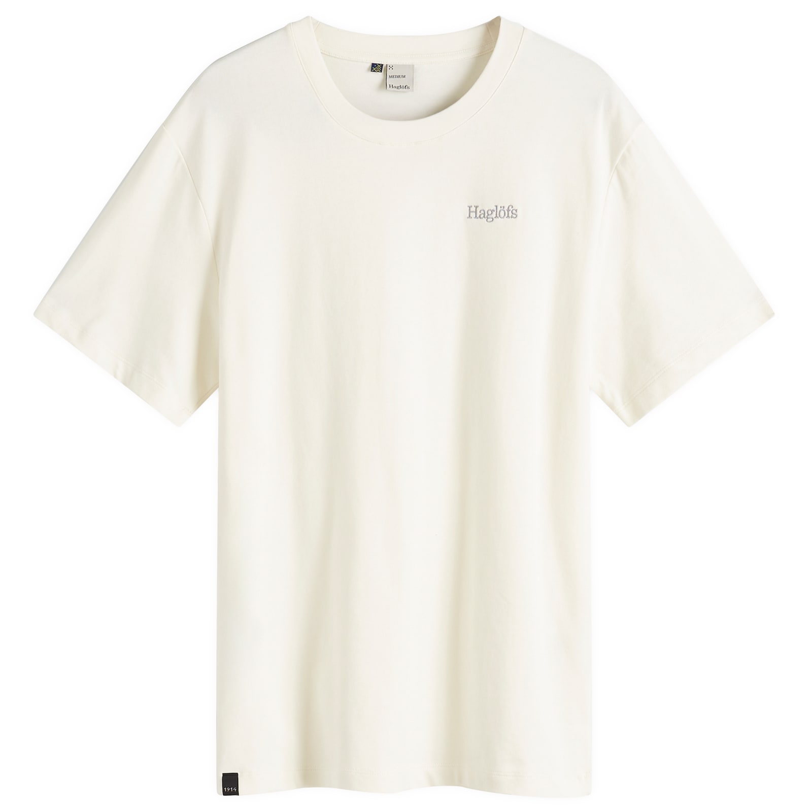 HAGLOFS| (HAGLOFS TEE MEN (607658-2C4)) Haglöfs Logo T-Shirt Soft White | END. (US)