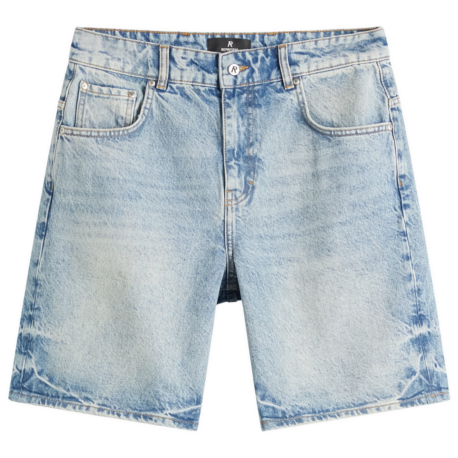 Represent Men's Blue Tailored Denim Shorts 36"