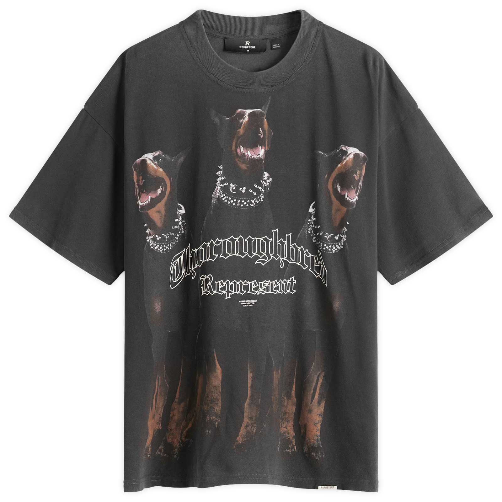 関税込み★REPRESENT★Thoroughbred コットン 半袖 Tシャツ Thoroughbred T-Shirt | Vintage White T-Shirts | Represent