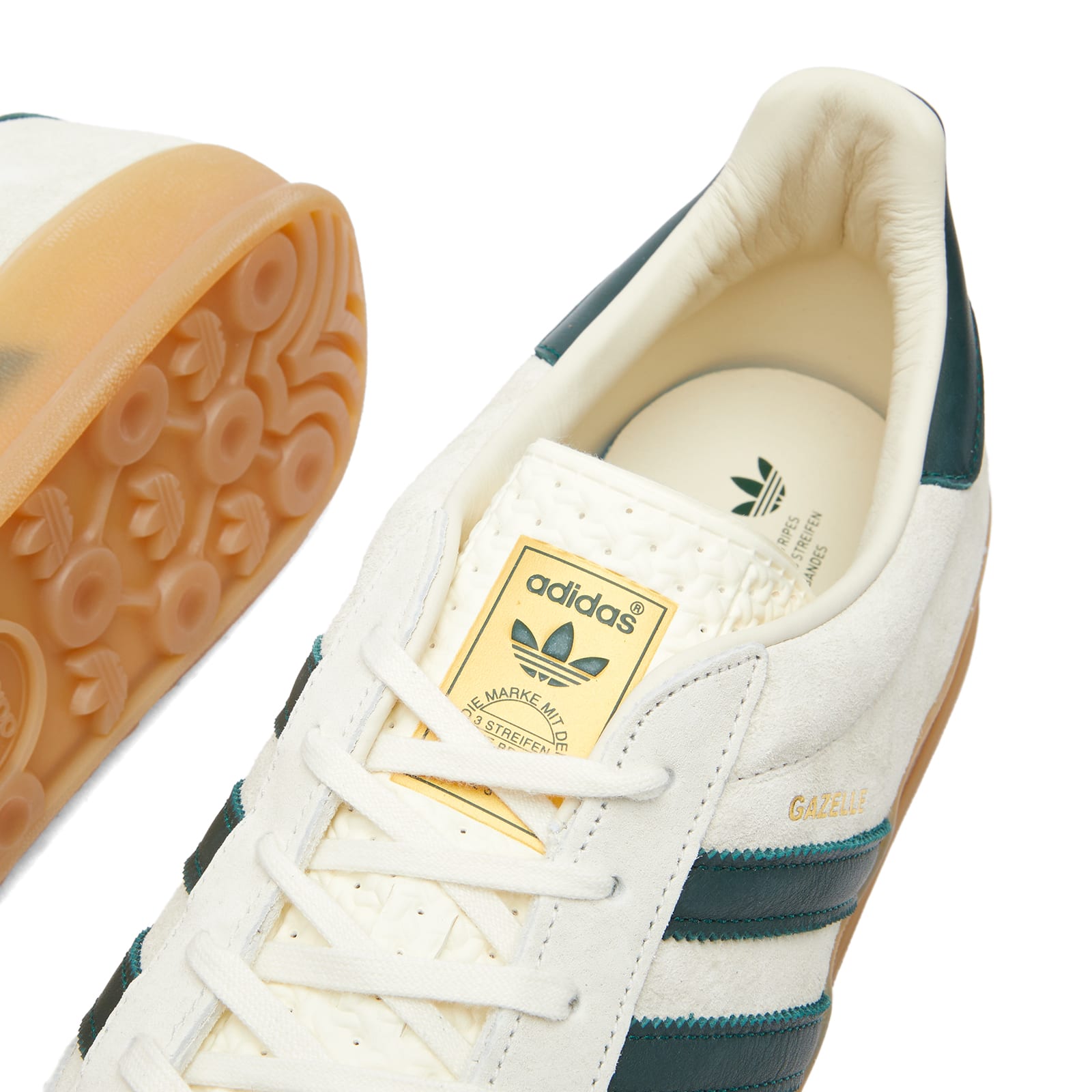 adidas gazelle silver green womens adidas x CLOT by Edison Chen Gazelle Crepe 'Cream White / Core White / Gold  Metallic' JR5410  DVSN WEST