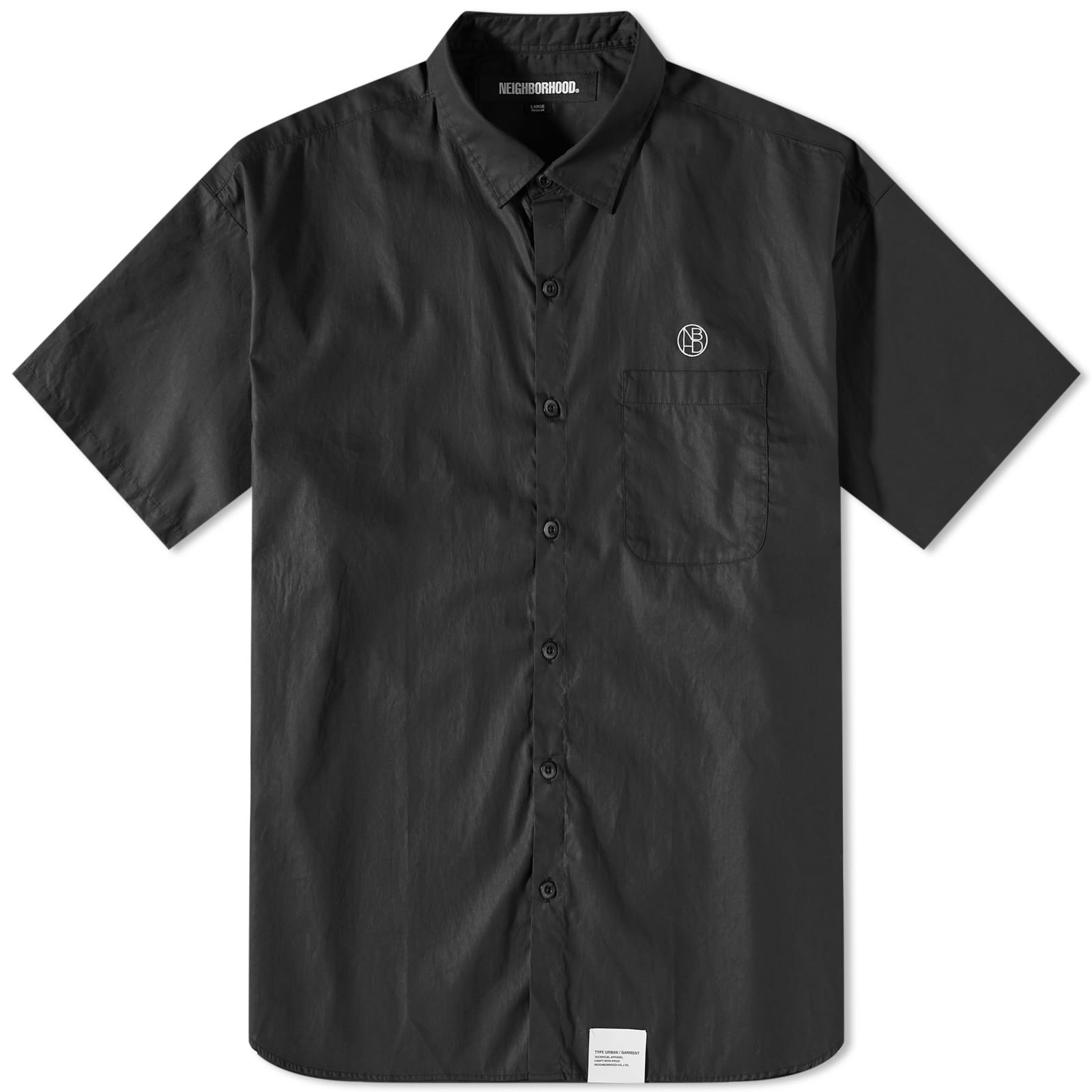トップス NEIGHBORHOOD OVER SHIRT SS Neighborhood Over Short Sleeve Shirt Black | END. (US)