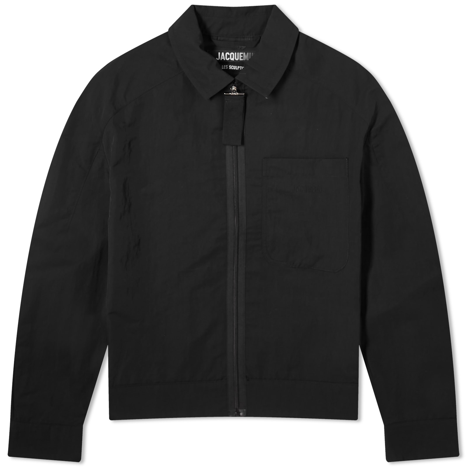 Jacquemus Linu Zip Head Jacket Black END.