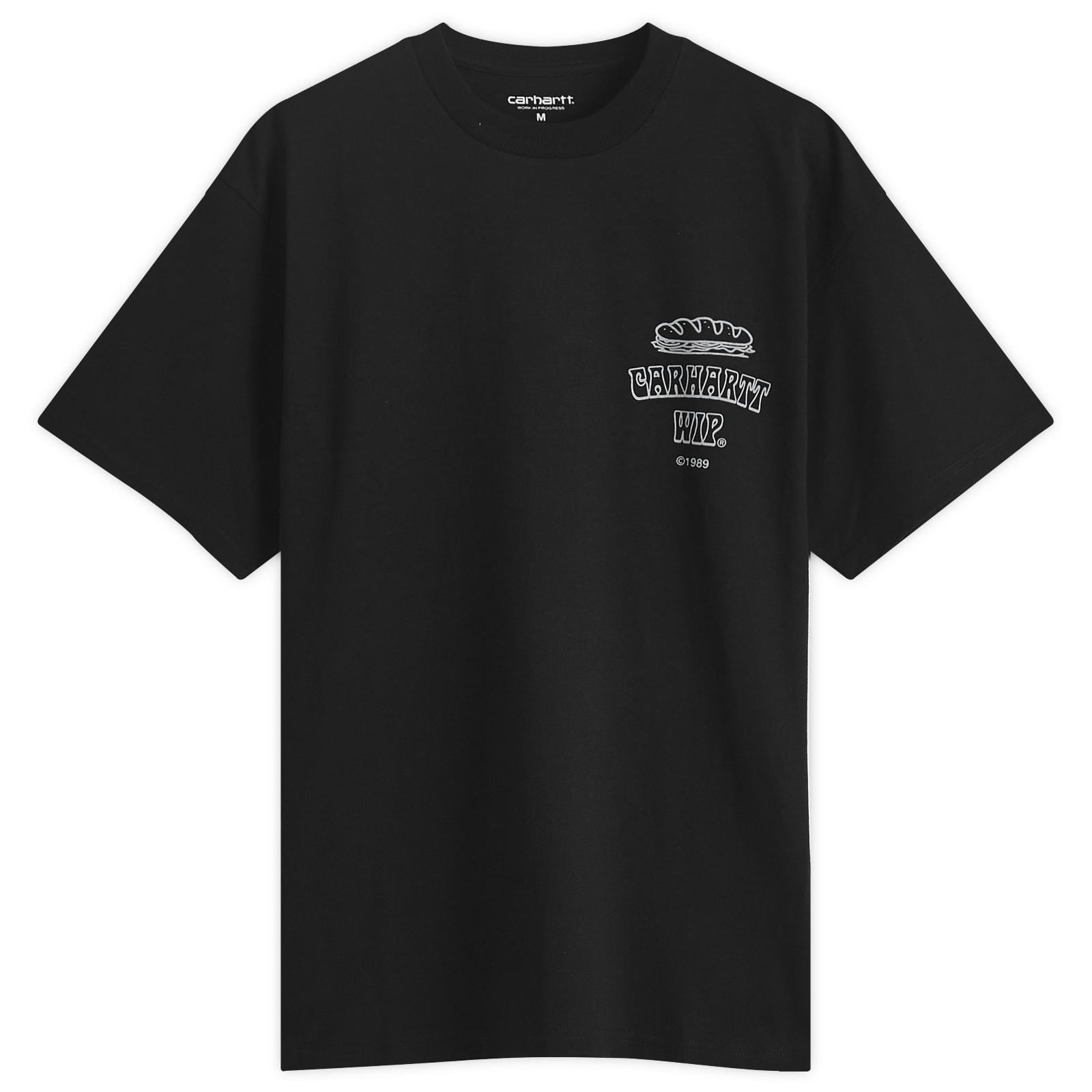Tシャツ・カットソー CARHARTT WIP Men T-shirt Black I035230 89XX Carhartt WIP Sandwich T-Shirt Black | END. (US)