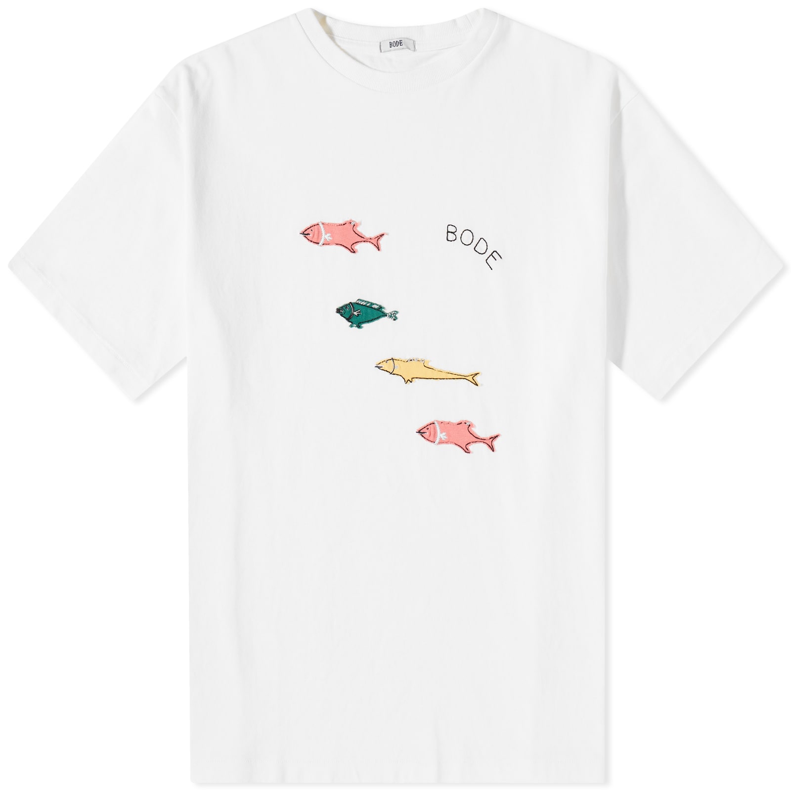 BODE Fish T-Shirt Cream | END. (US)