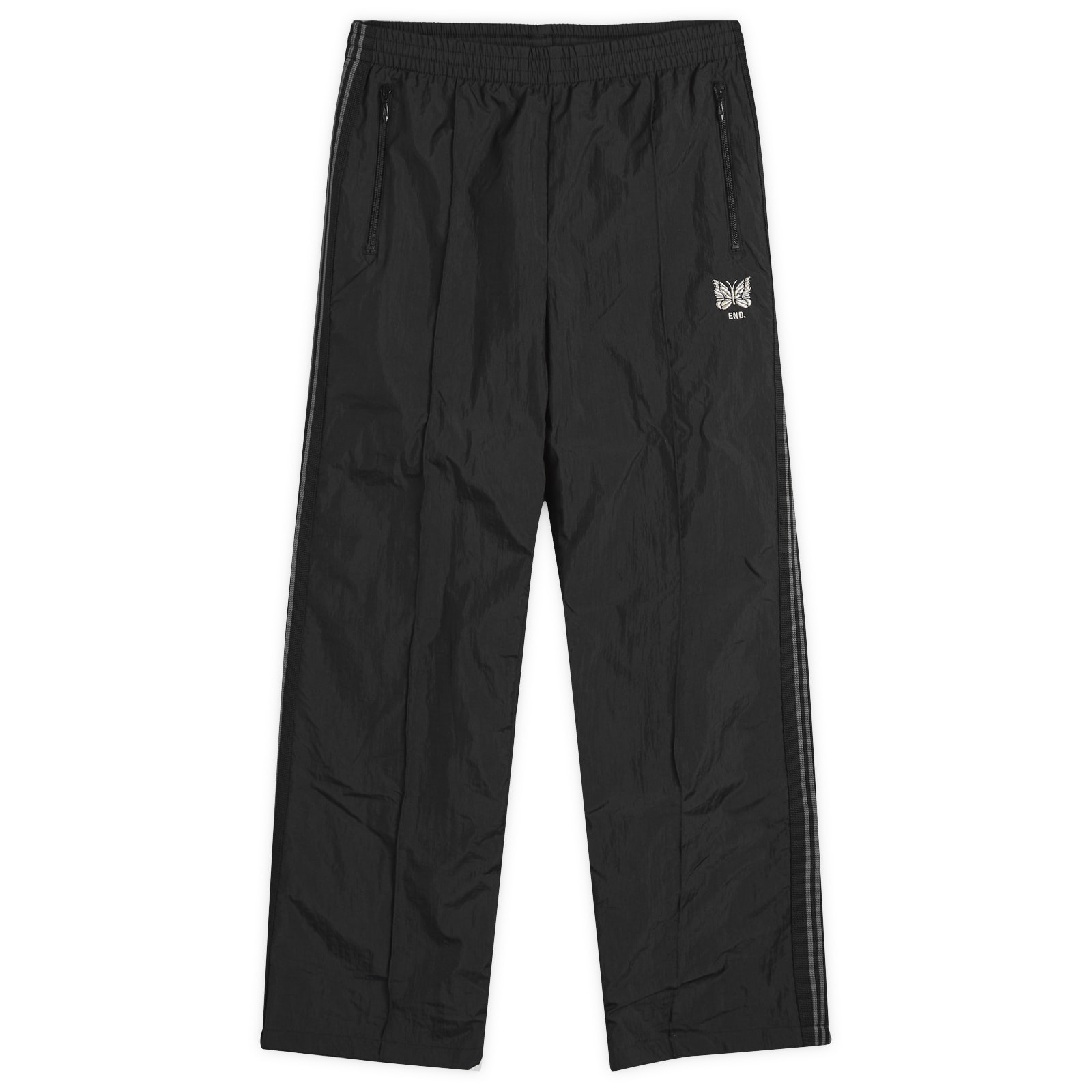needle H.D track pants Black×gray END. x Needles Track Pant Black | END. (AR)