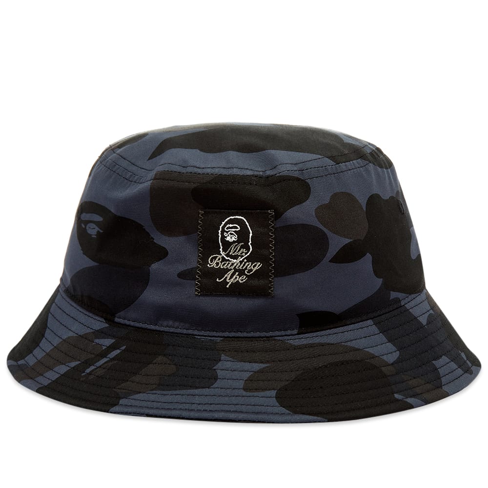 A Bathing Ape Mr Camo Bucket Hat Black END. (GB)