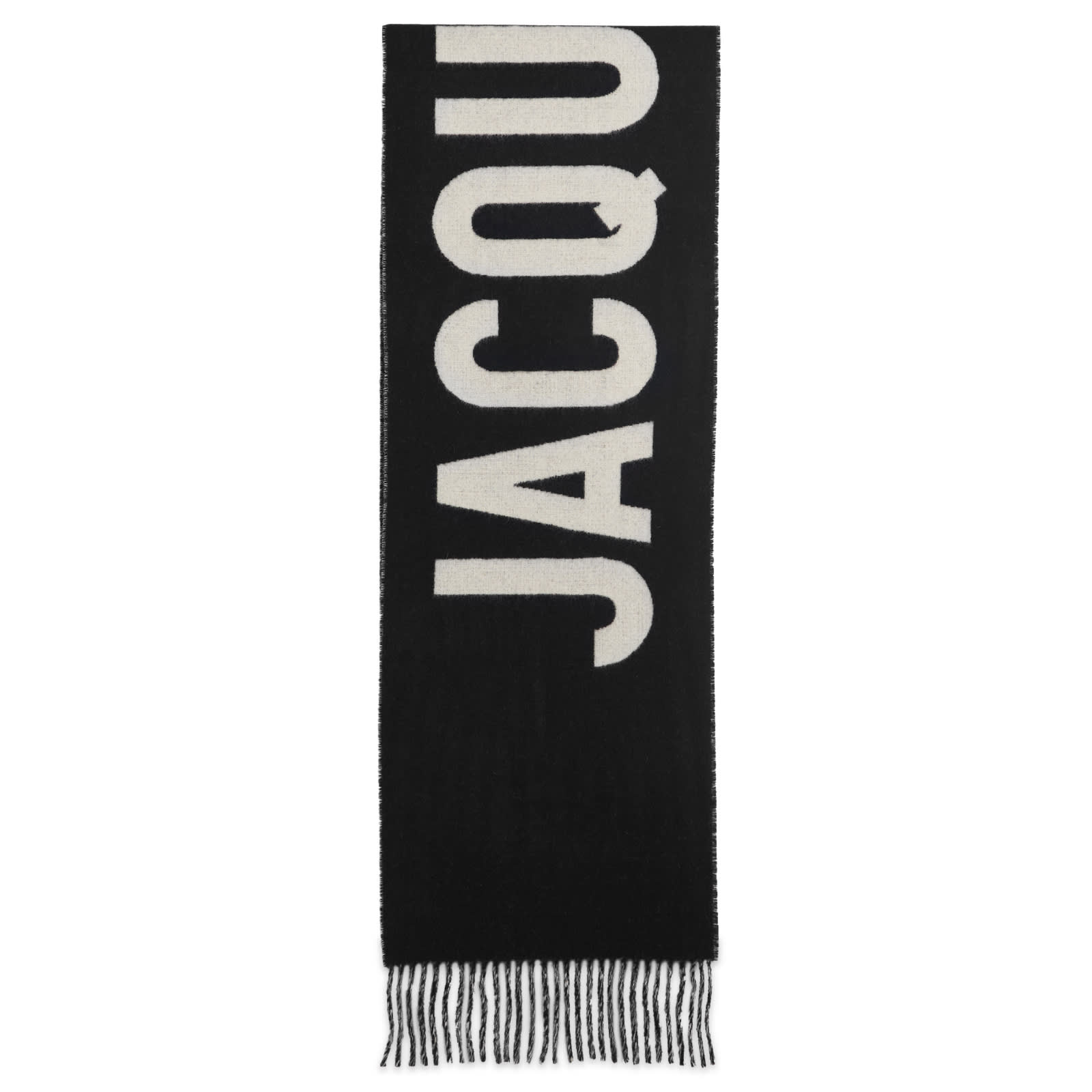 Jacquemus Jacquemus Large Logo Scarf Black | END. (AR)