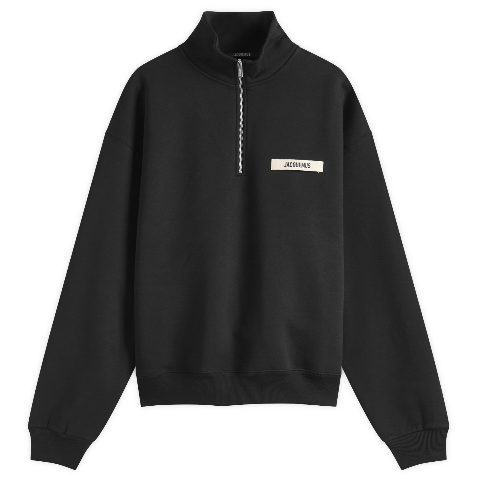 Jacquemus Grosgrain Zip Sweat Black | END. (TW)