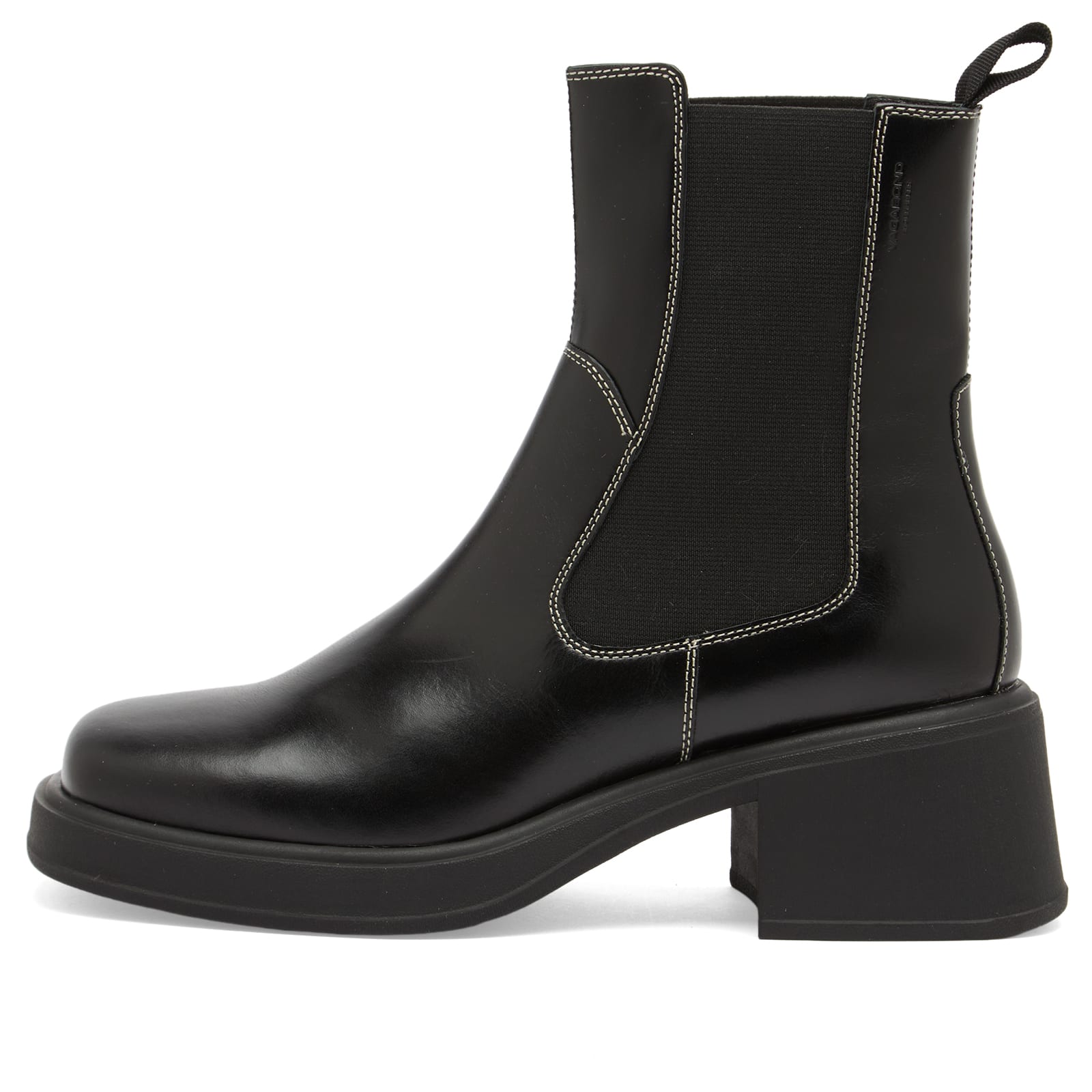 Vagabond Shoemakers Women's Black/White Dorah Leather Ankle Boot Eu Size 36