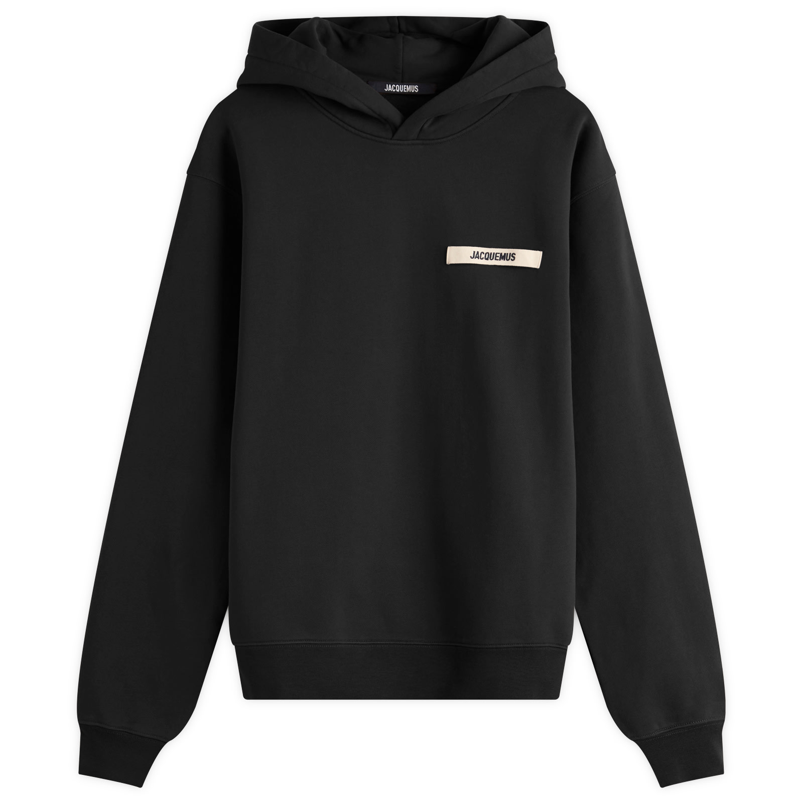 パーカー・フーディ Jacquemus Men's Grosgrain Hoodie Black 245JS247-2036-990 Jacquemus Grosgrain Hoodie Black | END. (US)