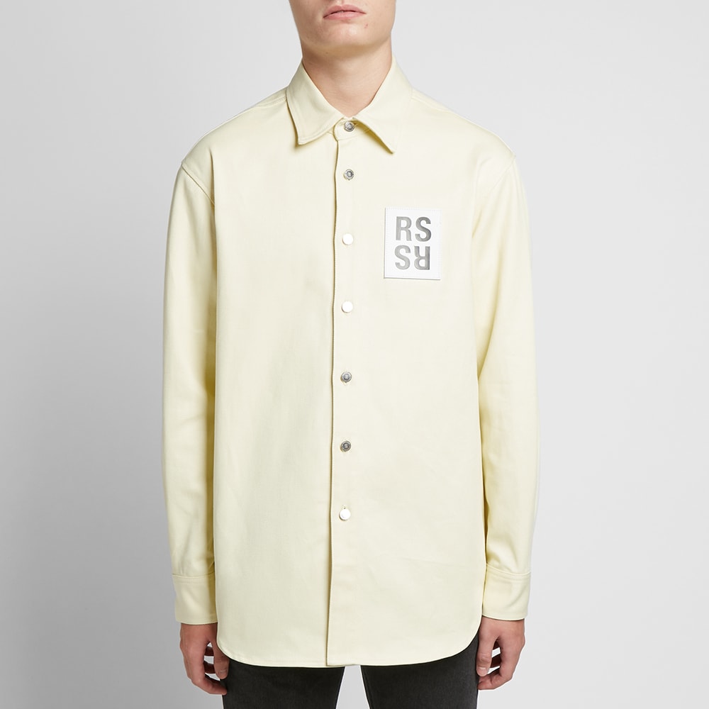Raf simons yellow shirt clearance