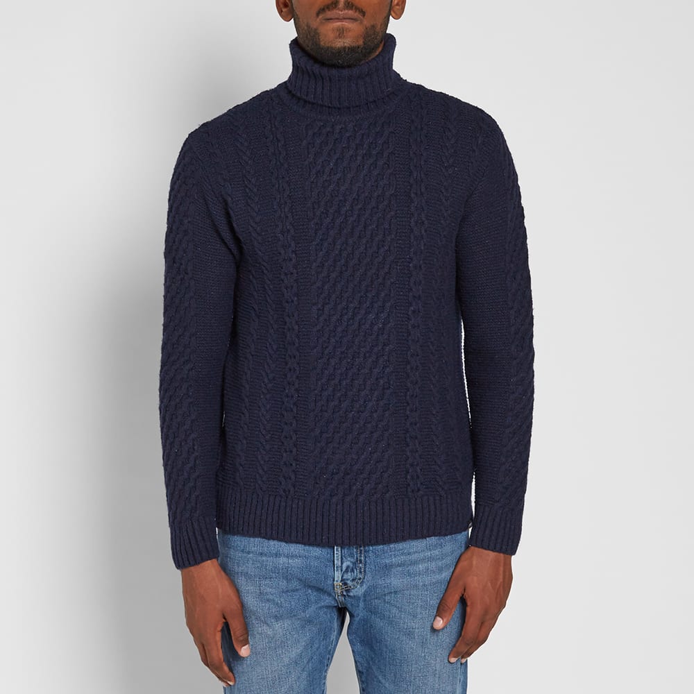 Edwin United Rollneck Navy | END.