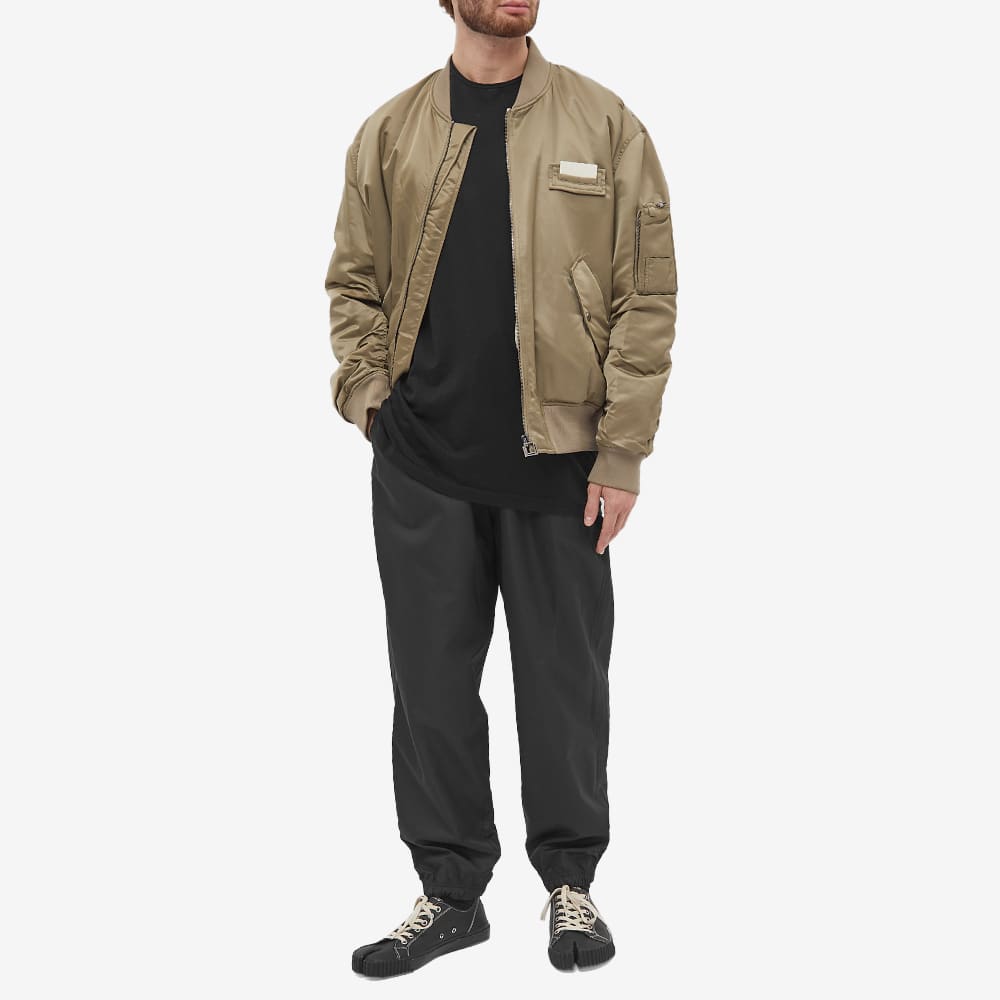 Wooyoungmi Logo Bomber Jacket Khaki 