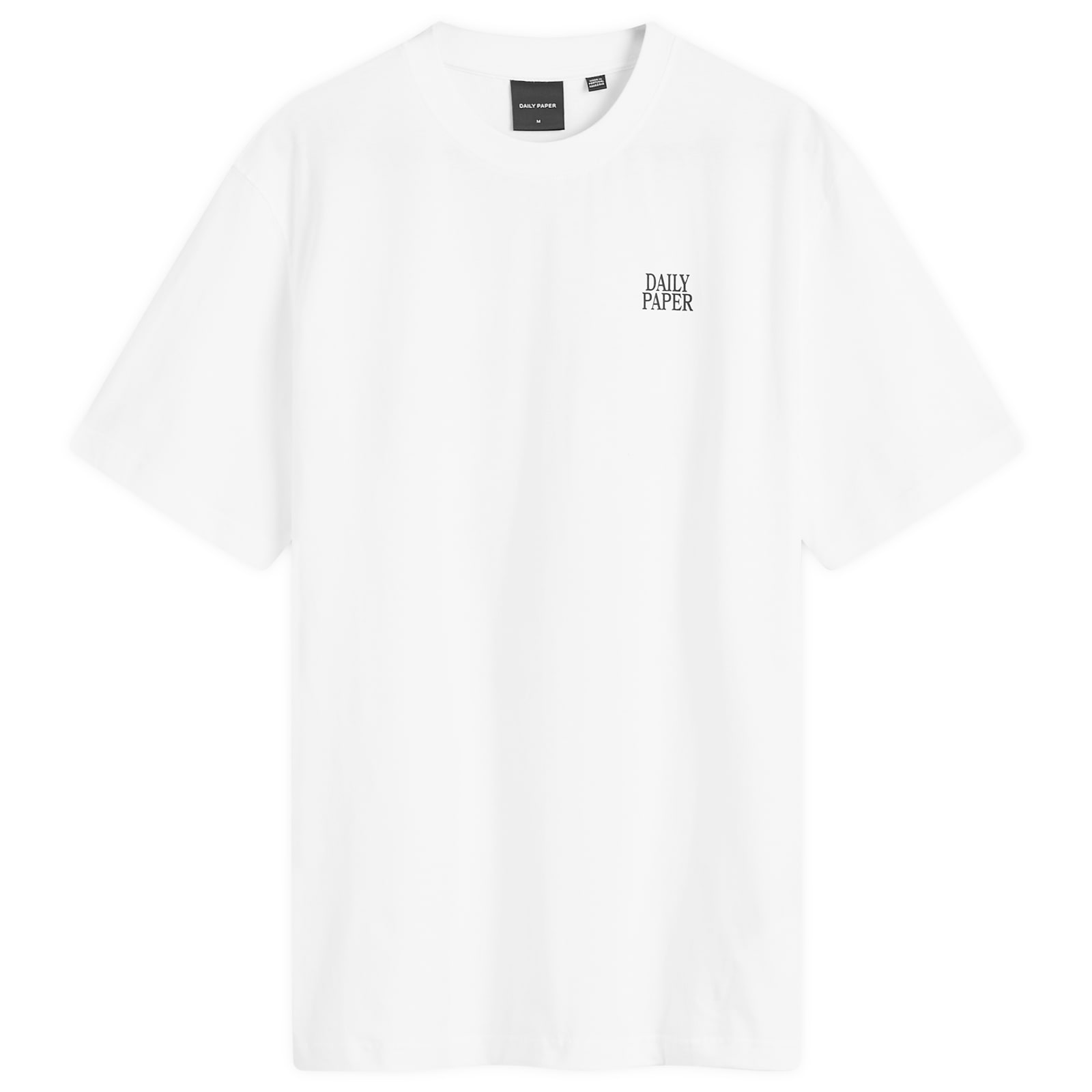 Tシャツ・カットソー DAILY PAPER Men T Shirts OVERWRITTEN 2511042 WHITE White Daily Paper Men's Overwritten T-Shirt White - Curated Menswear