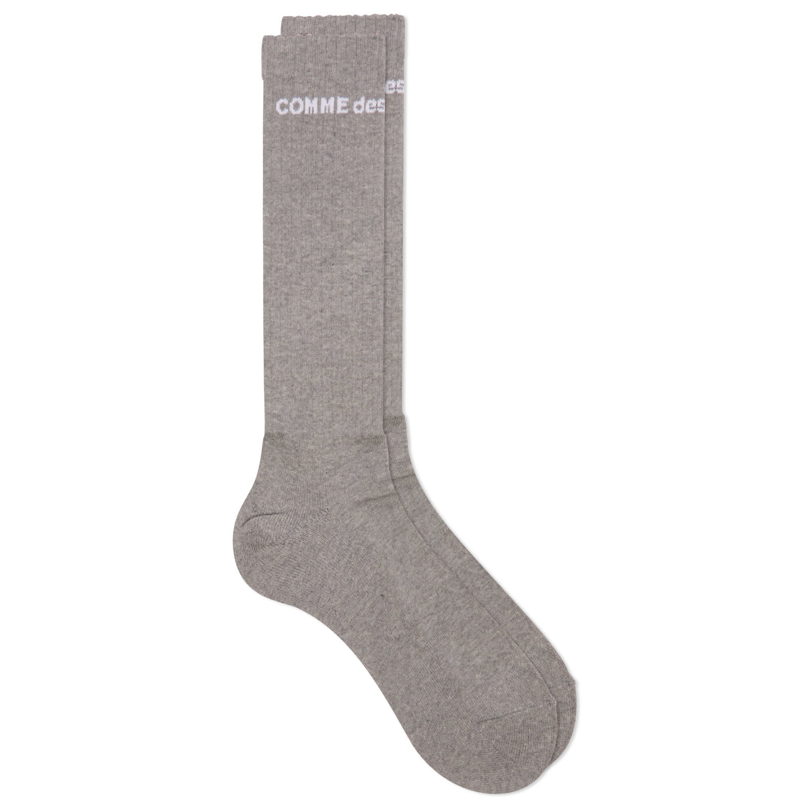 COMME des GARCONS HOMME LOGO SOCKS グレー Comme Des Garçons Homme Logo Socks - DeeCee style