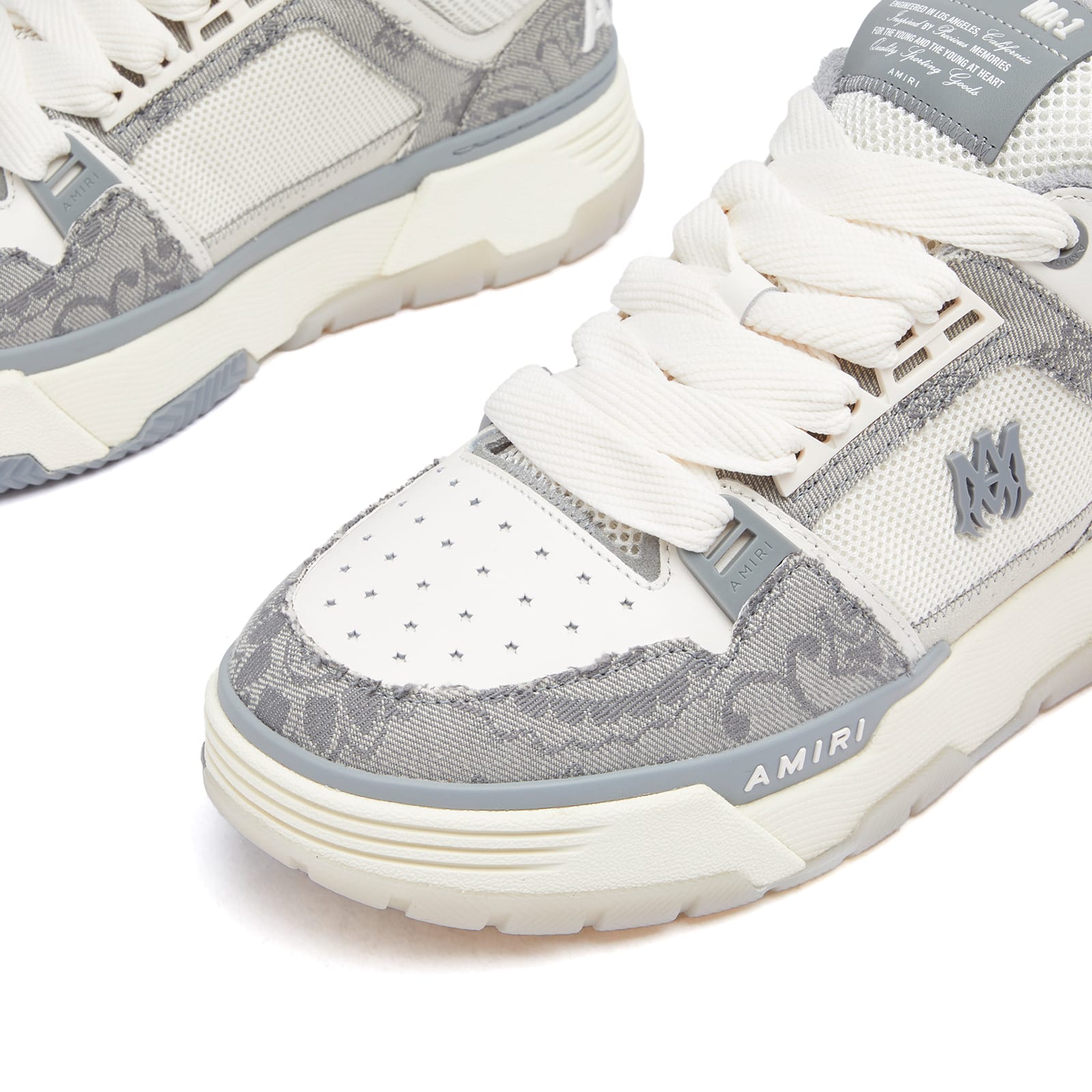 スニーカー AMIRI SS25 PACIFIC (AMFOSR1090 VARSITY RE) Sneakers from California-based Amiri express the West Coast