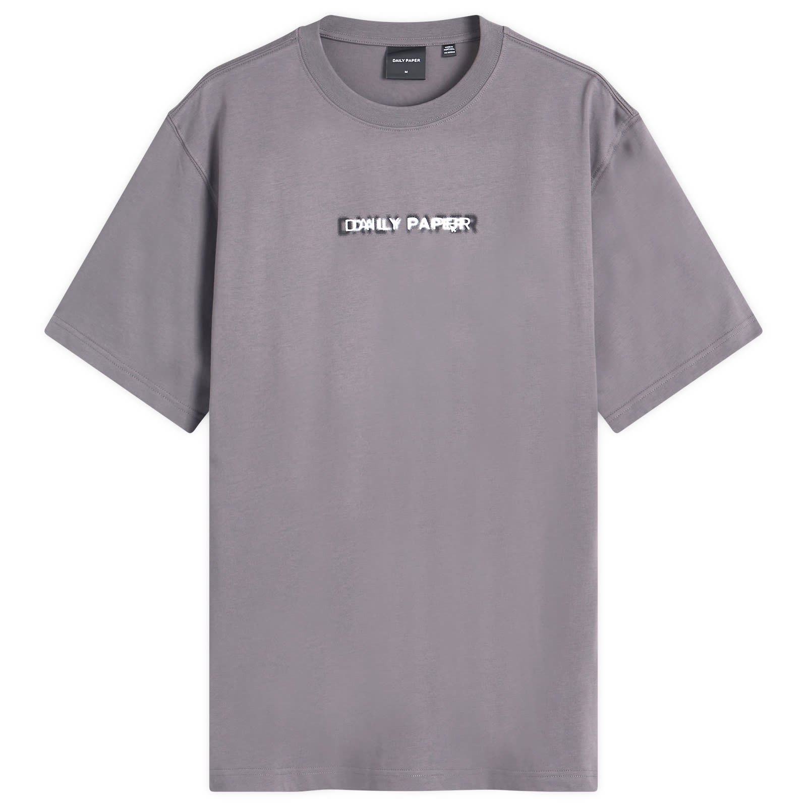 Tシャツ・カットソー DAILY PAPER Men Hoodies CLICK 2421048 RABBIT GREY Grey Daily Paper Click T-Shirt Rabbit Grey | END. (US)