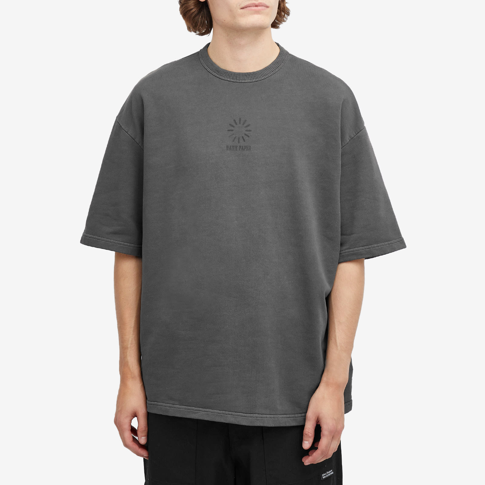 Daily Paper Men's Buffering T-Shirt Obsidian Black - Curated