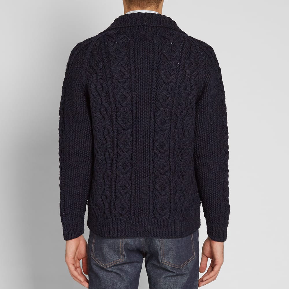 Inverallan 3A Lumber Cardigan Navy | END. (IT)