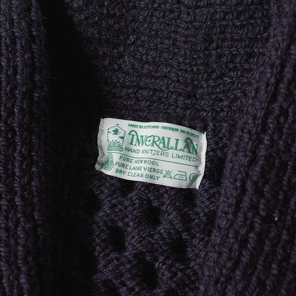 Inverallan 6A Shawl Cardigan Navy | END. (US)