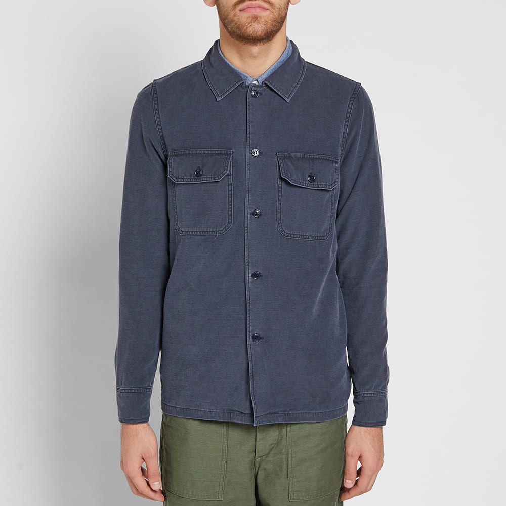 Remi Relief Military Shirt Jacket Navy | END. (US)