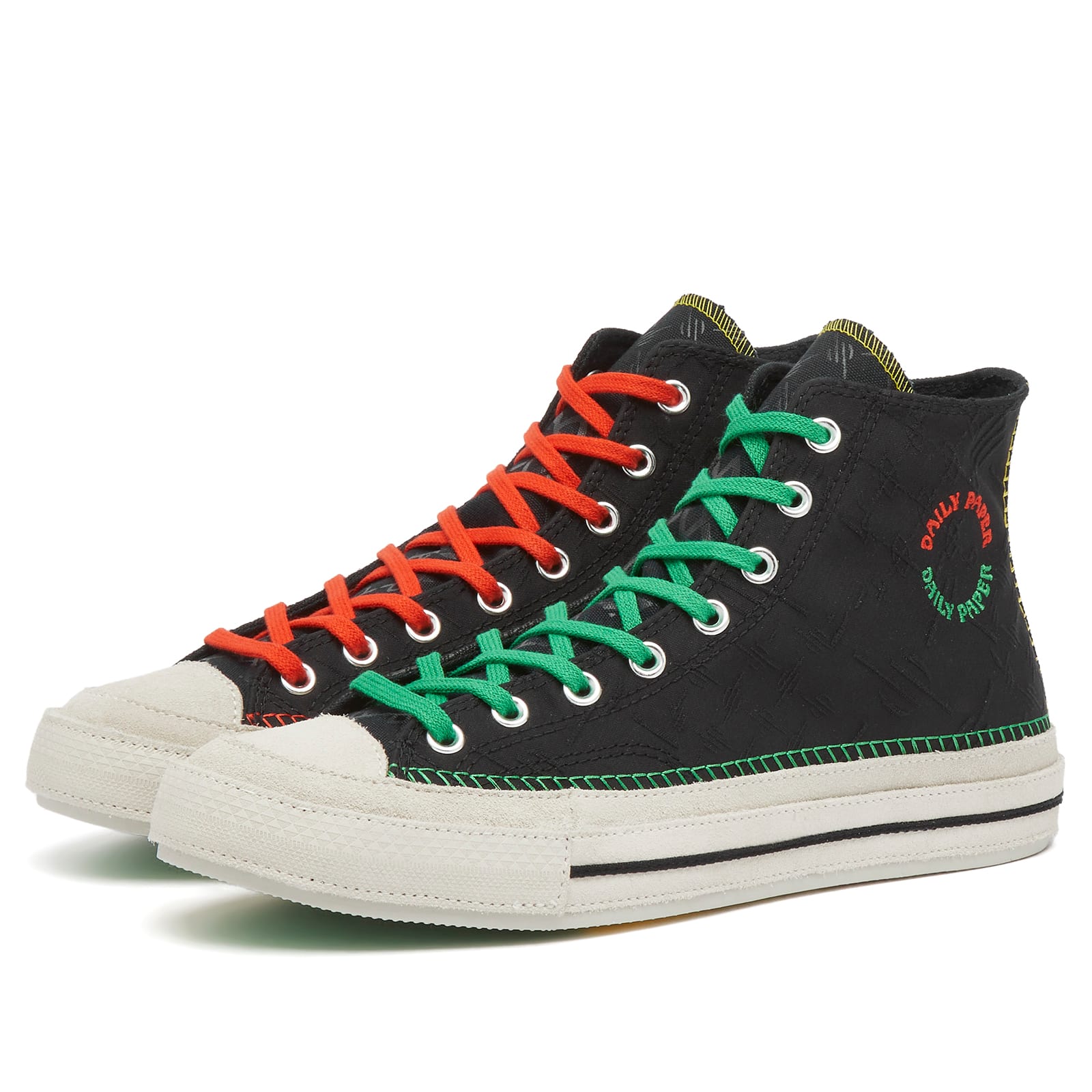 Converse x Daily Paper Chuck 70 Black/Egret/Multi Curated Menswear