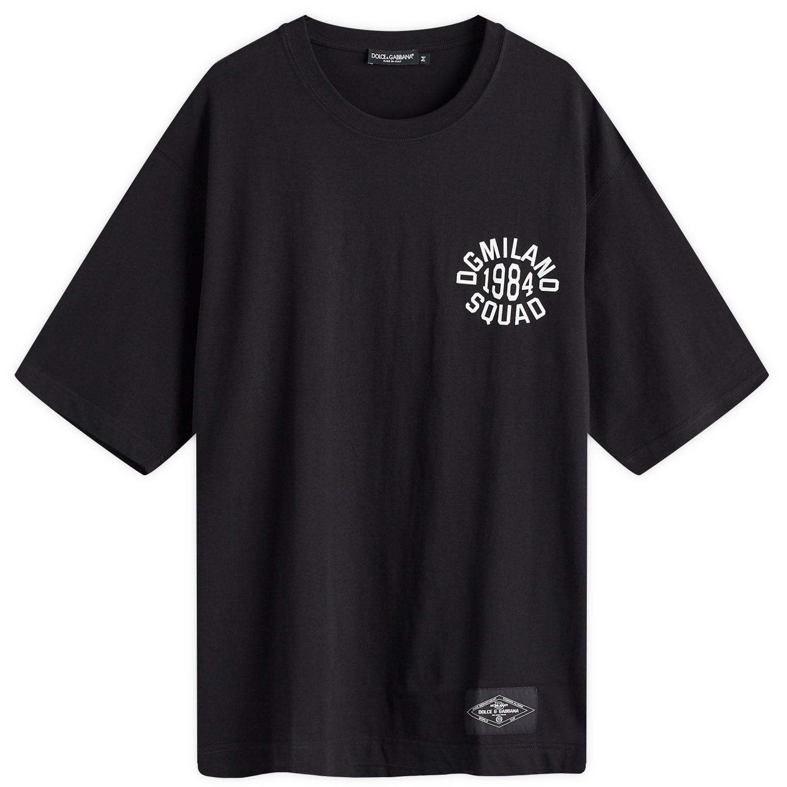 【送関込】Dolce & Gabbana Chest College Logo T-Shirt Dolce & Gabbana Chest College Logo T-Shirt Black | END. (AR)