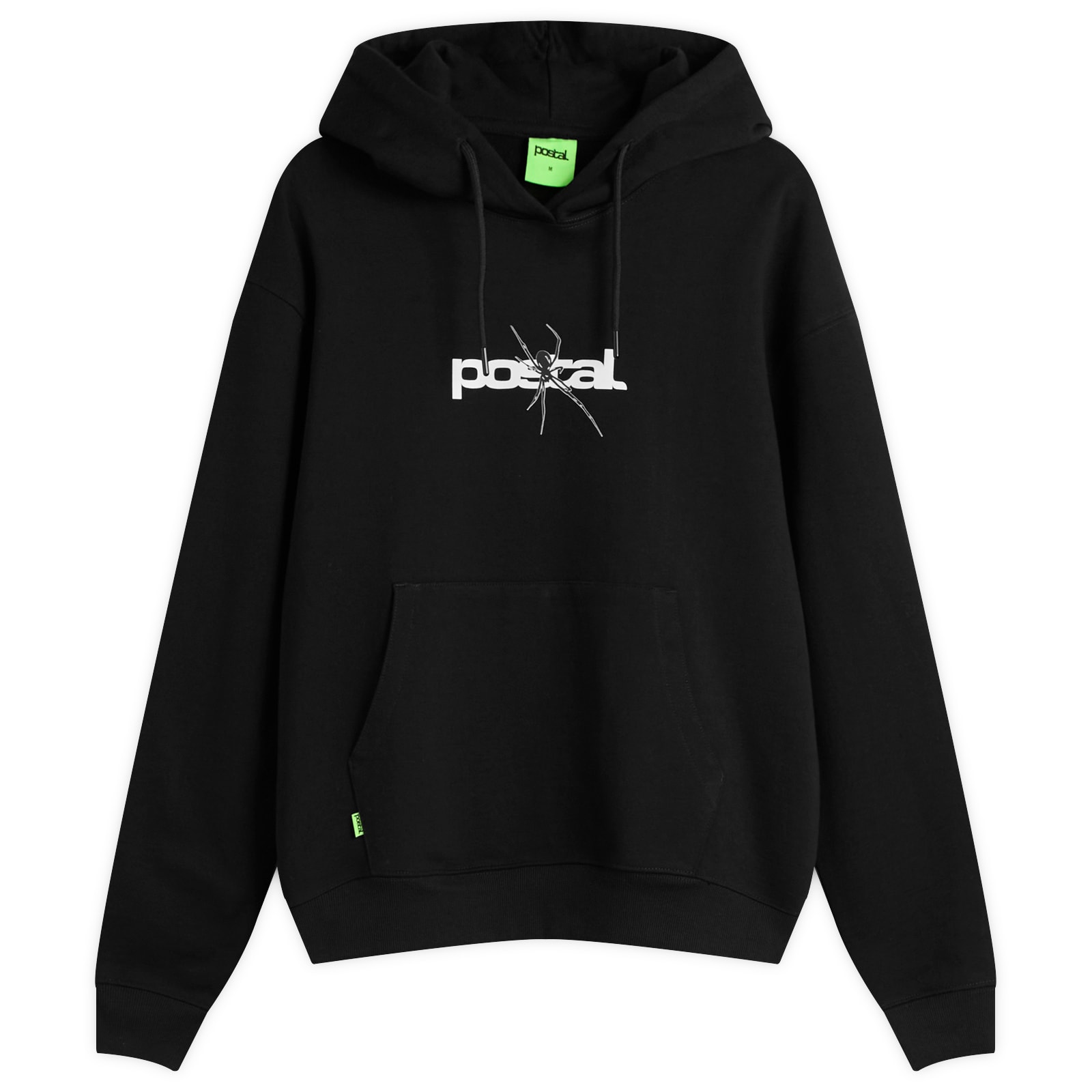 POSTAL Men’s Spider Print Hoodie Black