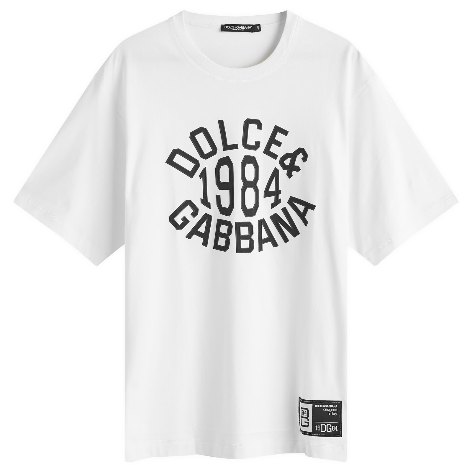 【送関込】Dolce & Gabbana College Logo T-Shirt Dolce & Gabbana College Logo T-Shirt White | END. (IT)