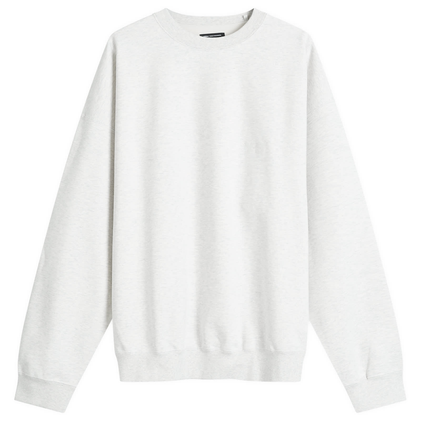 Y-3 Core Logo Crew Sweat Light Grey | END. (FR)