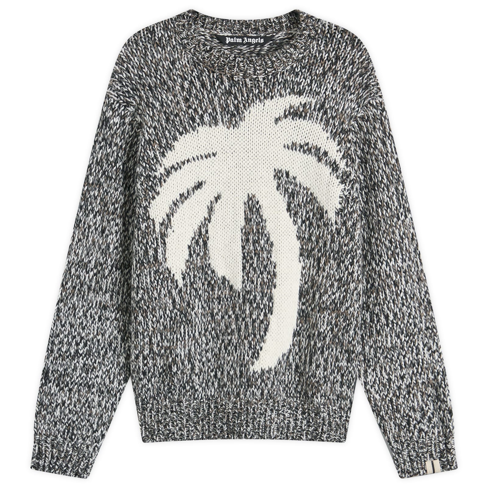 Palm Angels Men’s Melange Palm Knit Grey