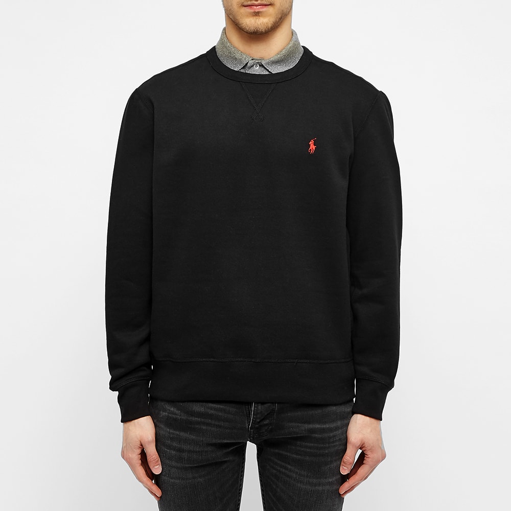 Polo ralph lauren vintage fleece crew sweat clearance