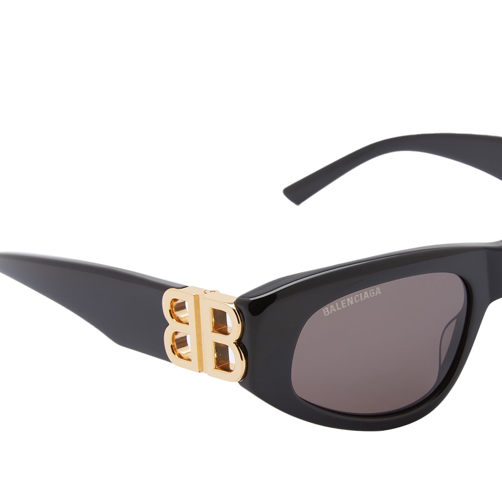 Balenciaga BB0095S Sunglasses Black, Gold & Grey END. (Global)