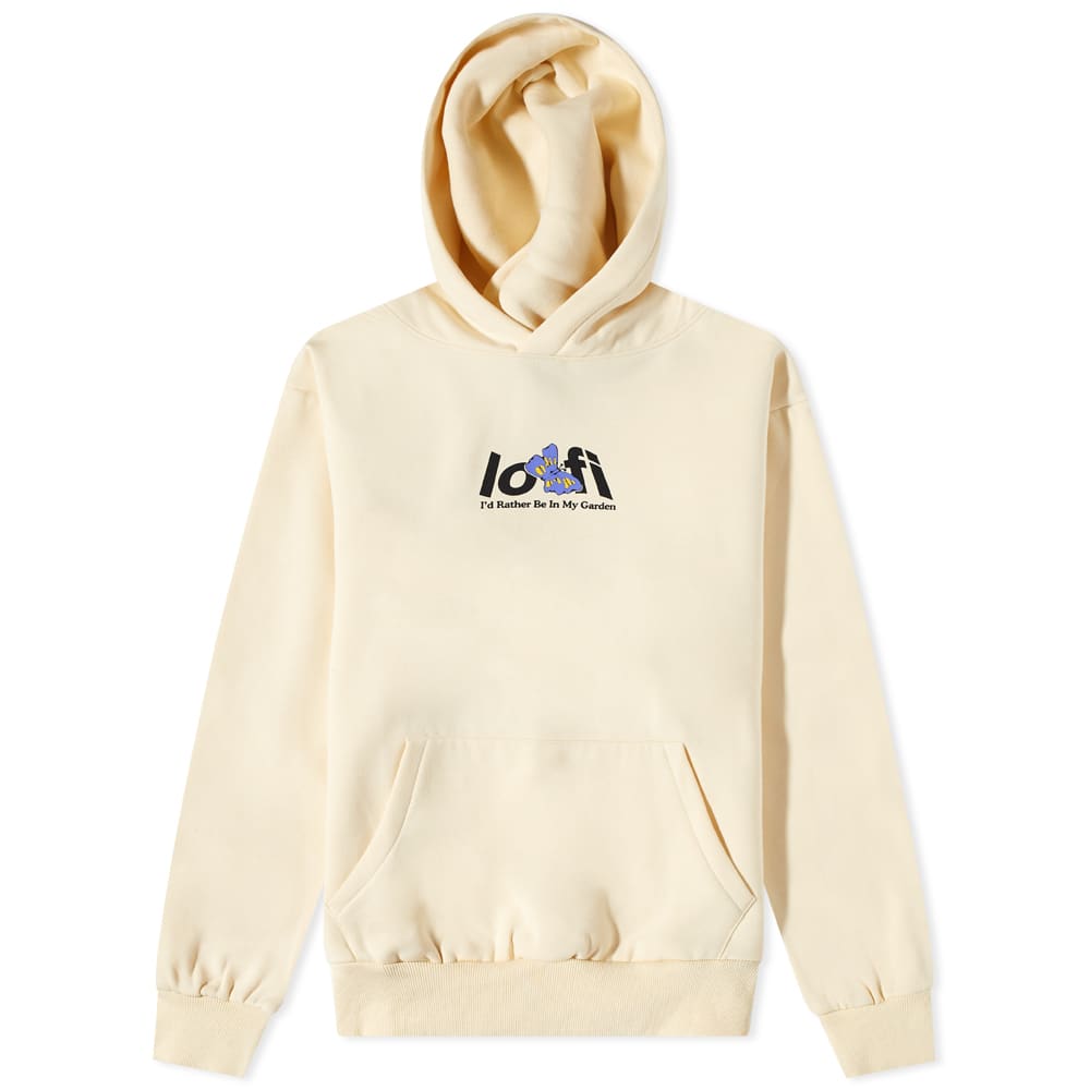Lo-Fi Garden Logo Hoodie Cream (NL)