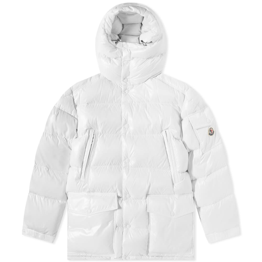 Moncler Chiablese Long Down Jacket White END.