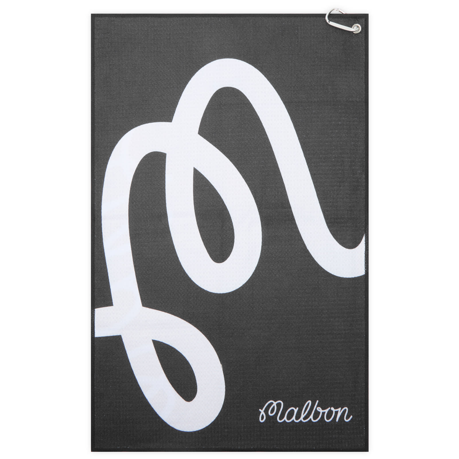 Malbon Men’s Logo Golf Towel Black