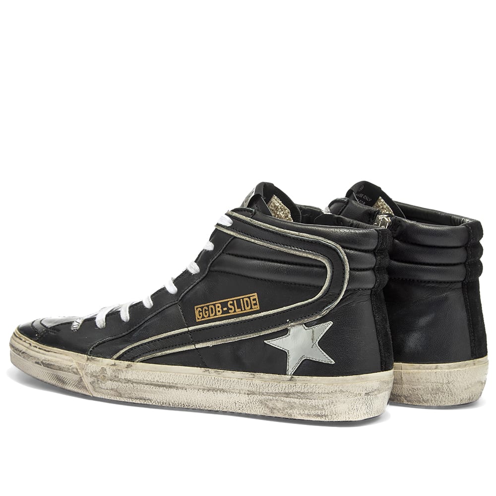 Golden goose slide sneakers black Outlet