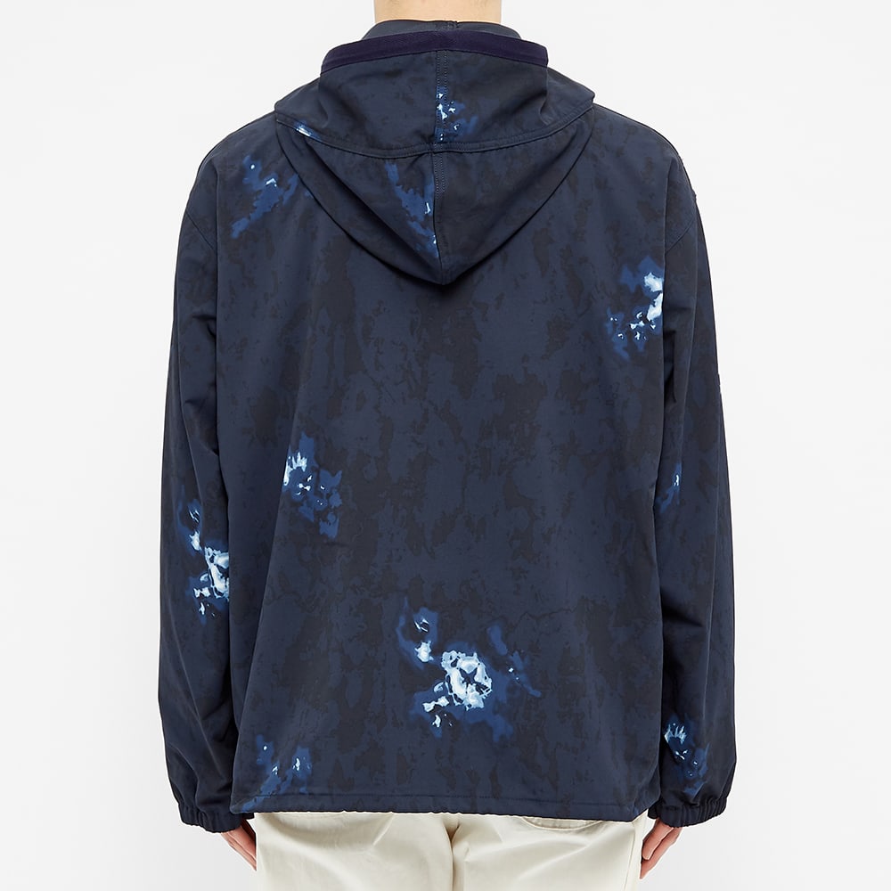 navy hooded parka