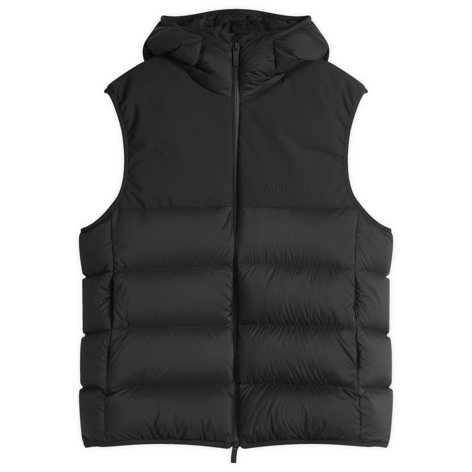 MONCLER LONGUE SAISON ダウンベスト Moncler Men's Recycled Longue Saison Opaque Vest Black - Curated