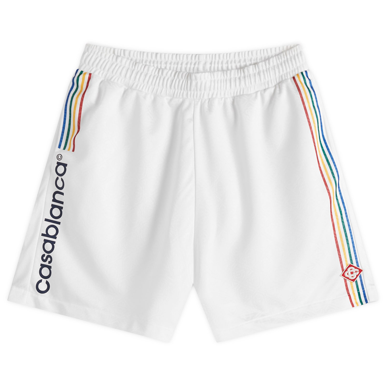 Casablanca Men's Off-White Football Shorts