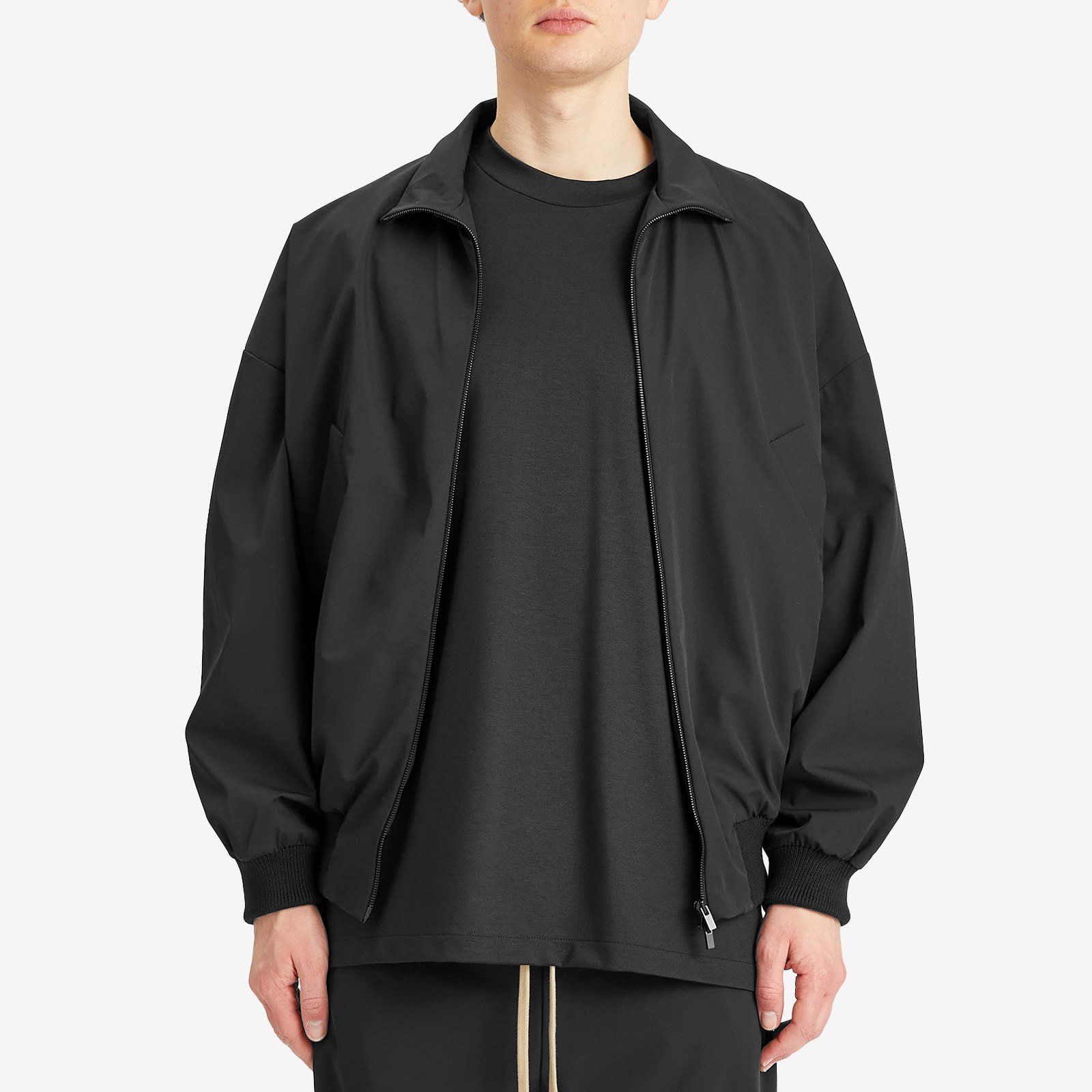 Fear Of God Men's High Neck Technical Track Jacket Black - Curated