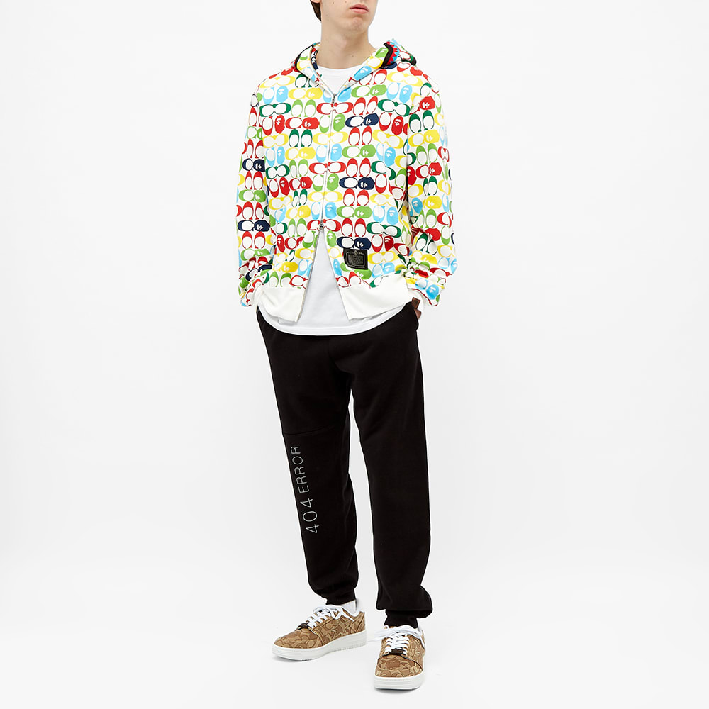 A Bathing Ape x Coach Shark Zip Hoody Multi | END.