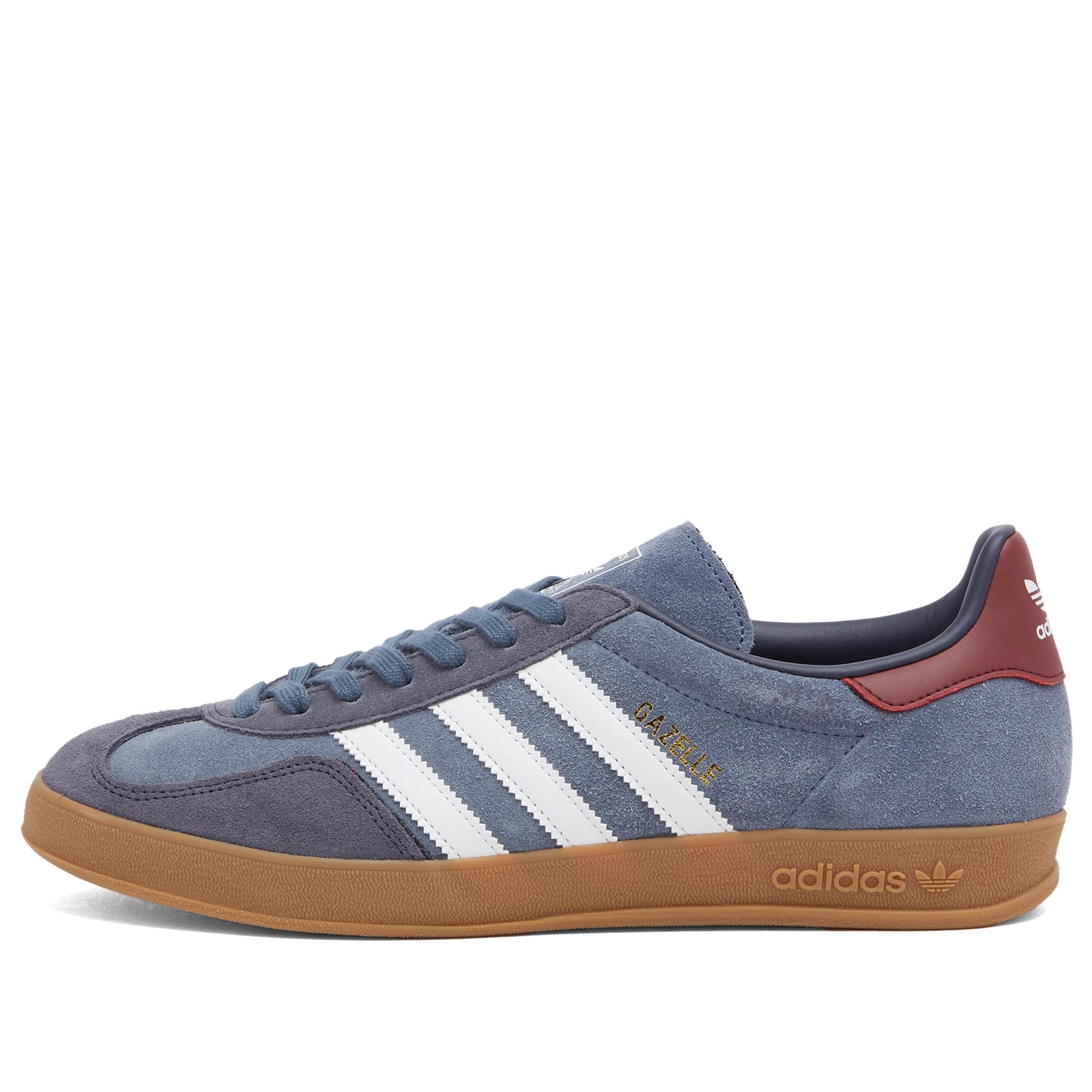 スニーカー adidas Gazelle Indoor Navy JI3522 Adidas Gazelle Indoor Sneaker Preloved Ink, White & Shadow